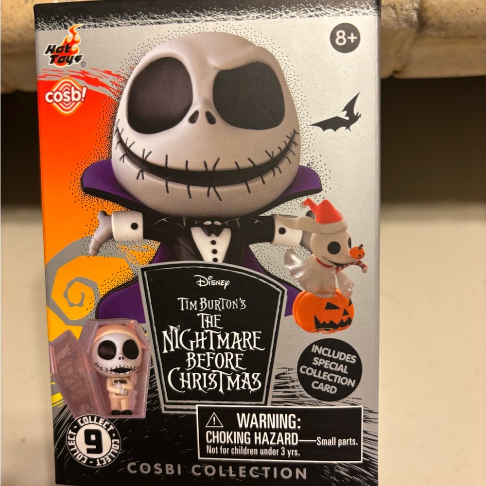 Disney Nightmare Before Christmas Cosbi Figure - Black and White